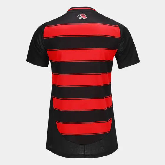 Camisa Flamengo 25/26 Home Adidas Feminina Torcedor - Vermelha e Preta