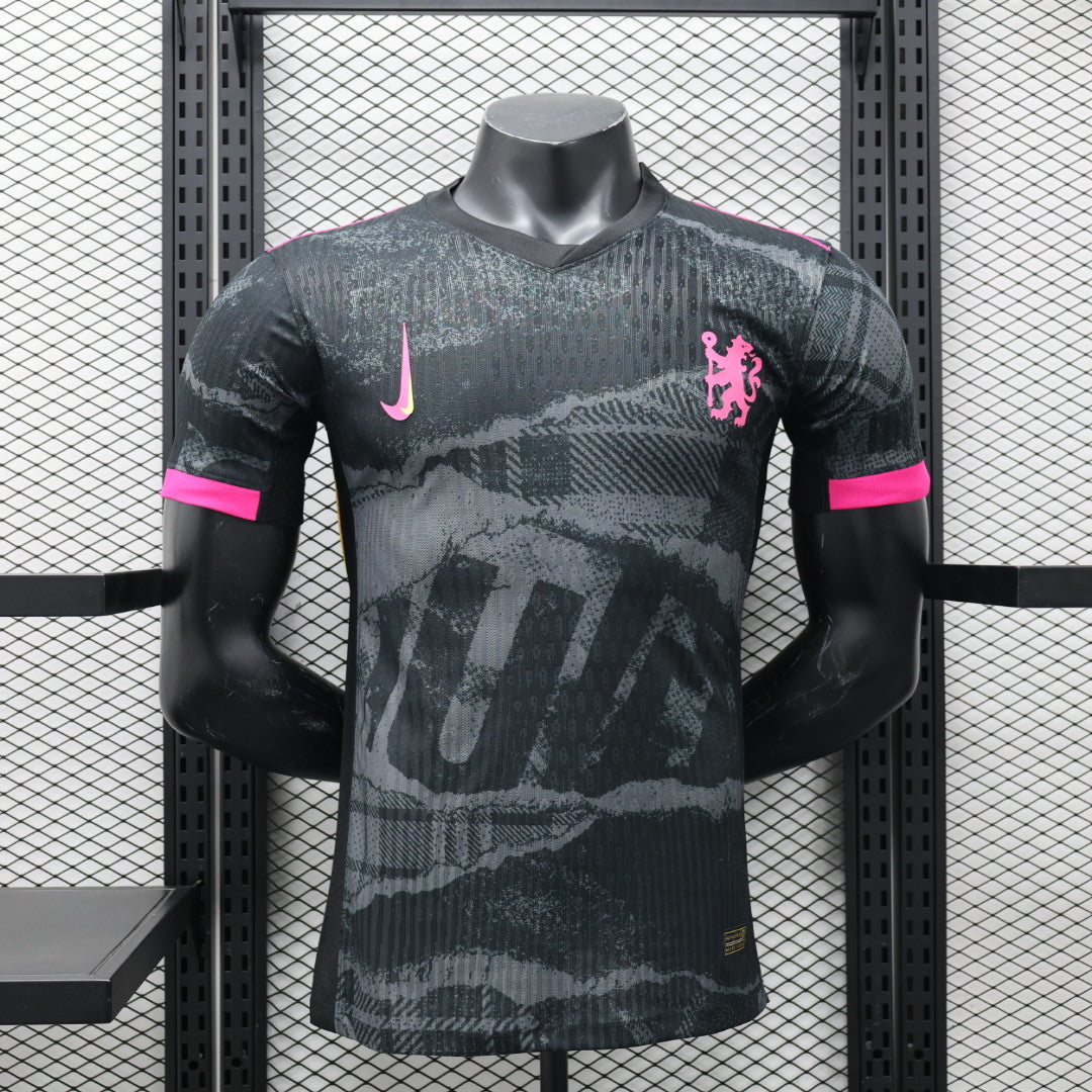 Camisa Chelsea Third 2024/25 Jogador Masculino com Patch - Preta