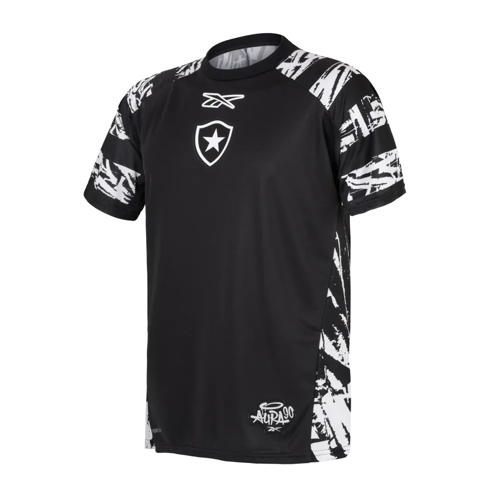 Camisa Botafogo Pré-jogo 25/26 Reebok Torcedor Masculina - Preto