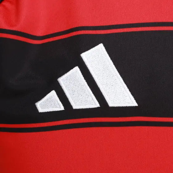 Camisa Flamengo 25/26 Home Adidas Feminina Torcedor - Vermelha e Preta