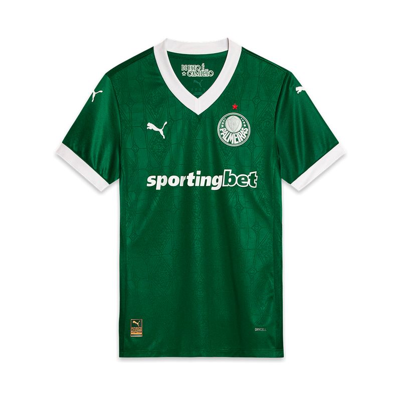 Camisa Palmeiras Home 25/26 s/n° Puma Jogador Masculino - Verde