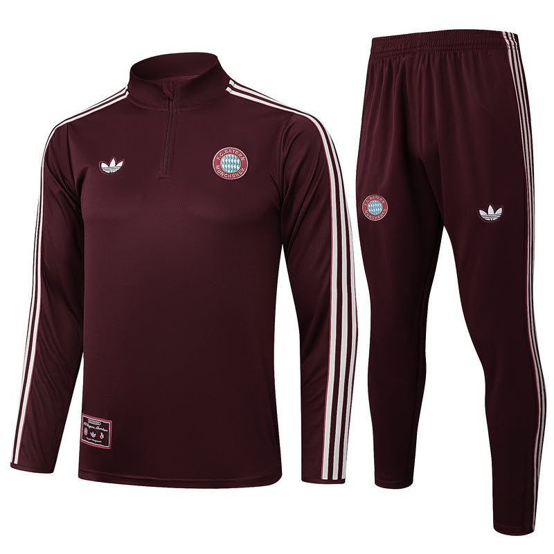 Conjunto de Treino Bayern de Munich 25/26 Vinho