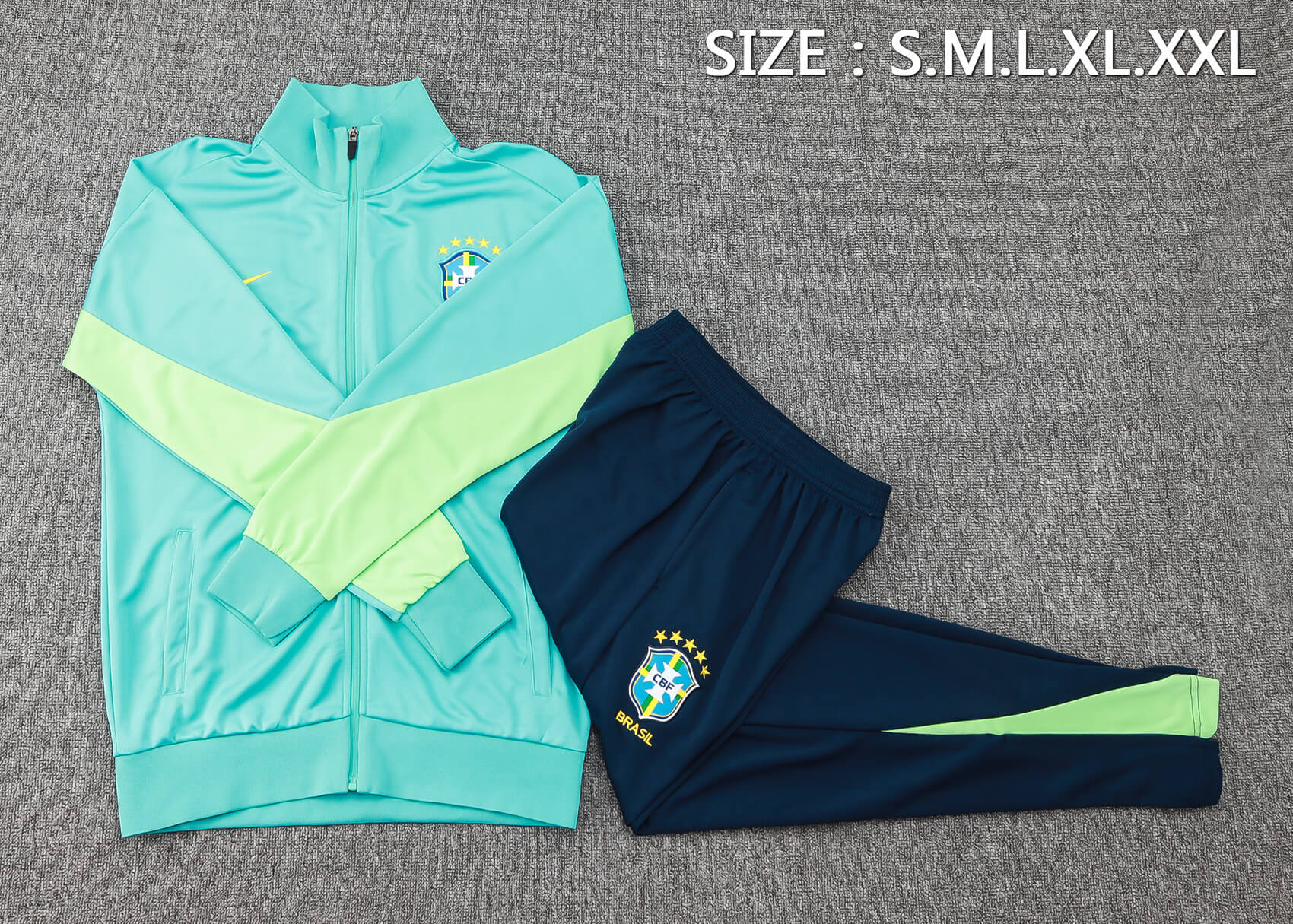 Conjunto de Treino Brasil 24/25 – Azul