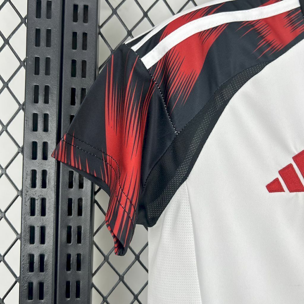 Camisa Flamengo Away 25/26 Adidas Feminina Torcedor - Branca
