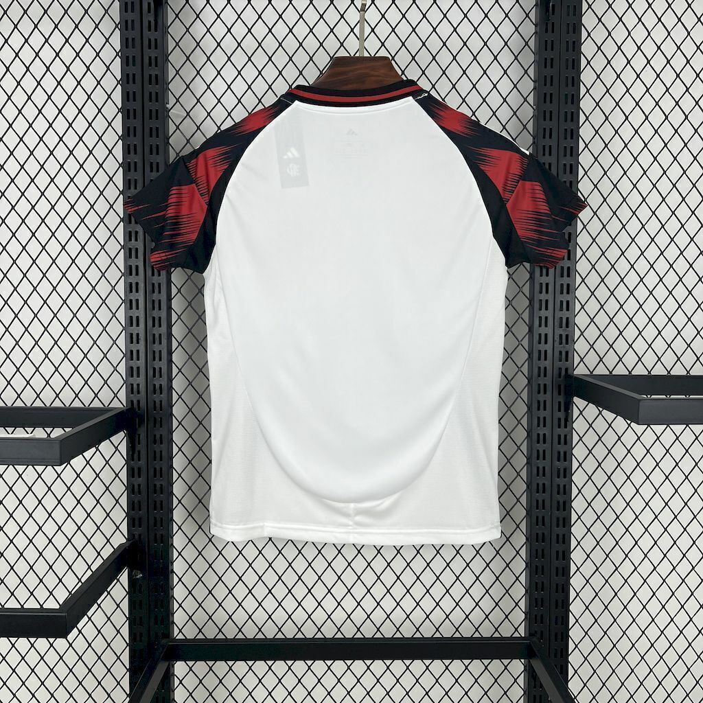 Camisa Flamengo Away 25/26 Adidas Feminina Torcedor - Branca