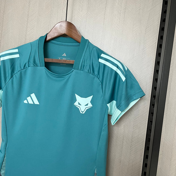 Camisa Cruzeiro Treino 25/26 Adidas Feminina - Azul