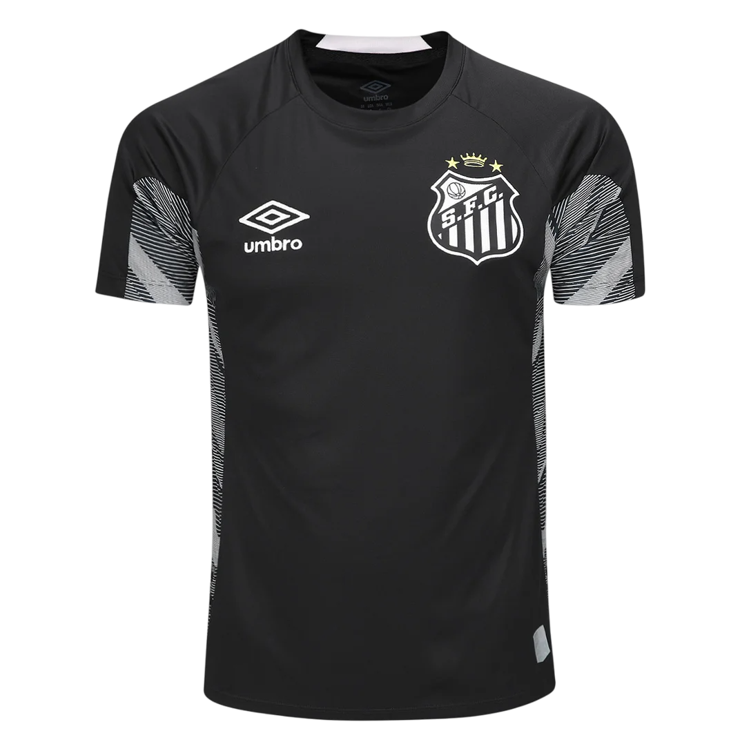 Camisa Santos Treino 25/26 Umbro Torcedor Masculino - Preto e cinza