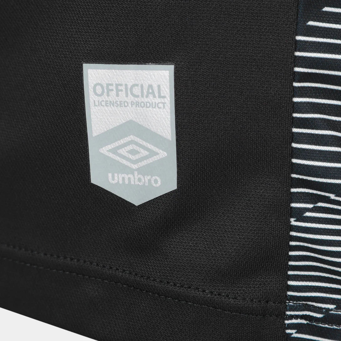 Camisa Santos Treino 25/26 Umbro Torcedor Masculino - Preto e cinza