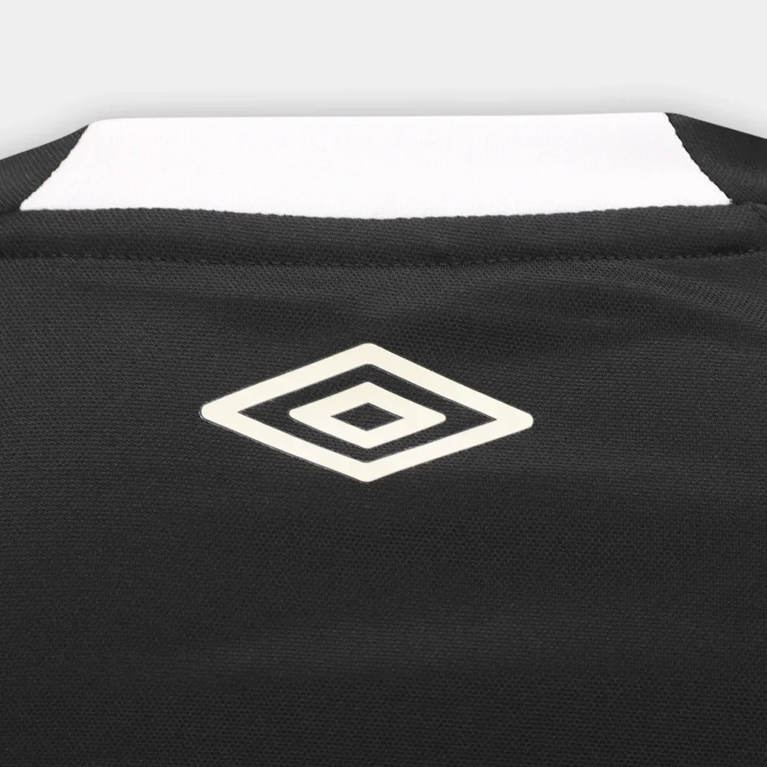Camisa Santos Treino 25/26 Umbro Torcedor Masculino - Preto e cinza