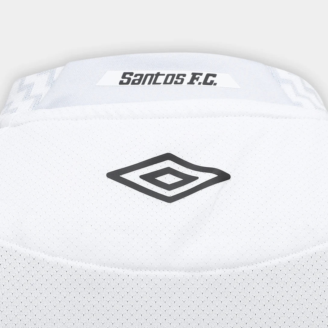 Camisa Santos Home 25/26 Umbro Torcedor Masculino - Branco