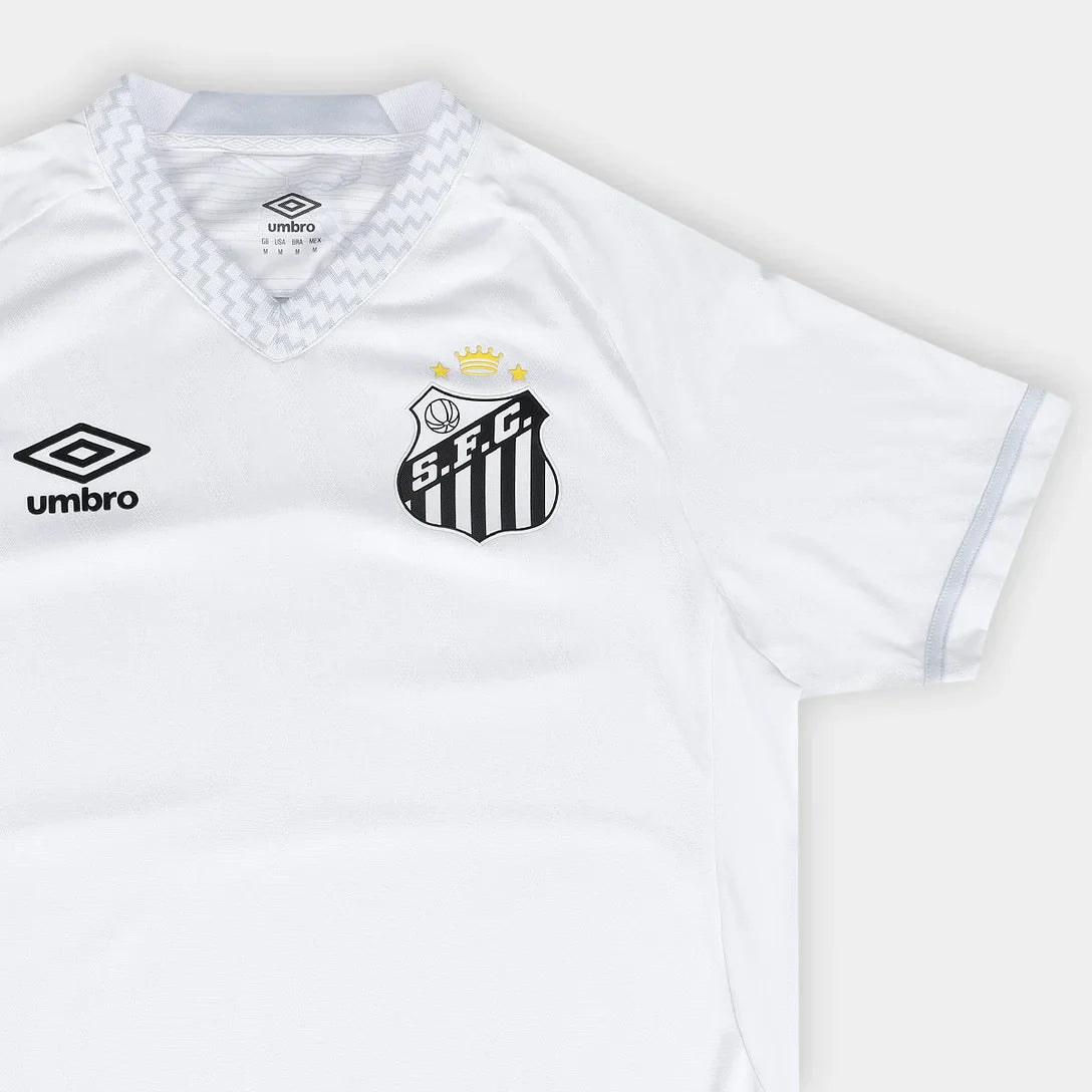 Camisa Santos Home 25/26 Umbro Torcedor Masculino - Branco