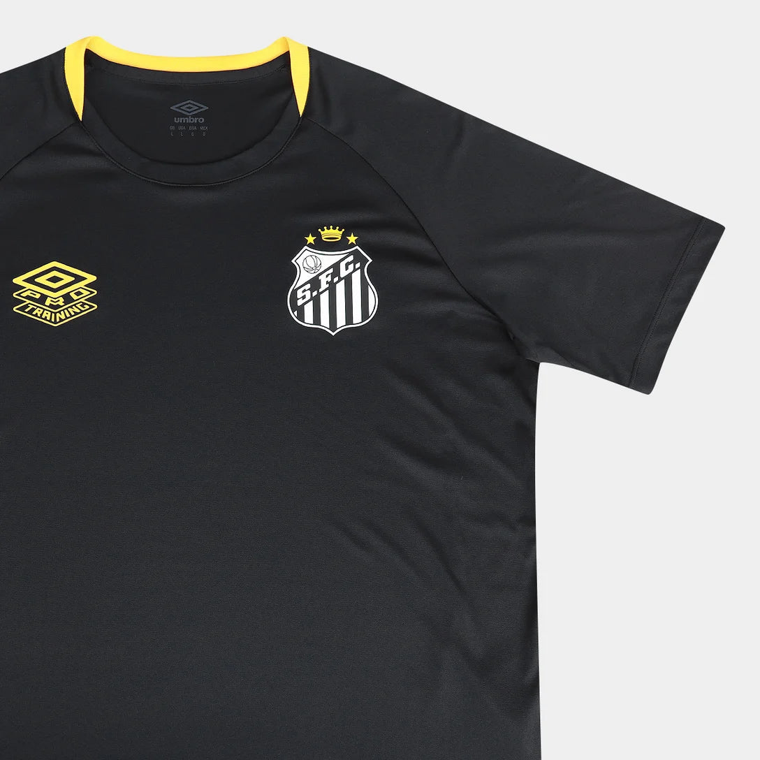 Camisa Santos Treino 25/26 Umbro Torcedor Masculino - Preto
