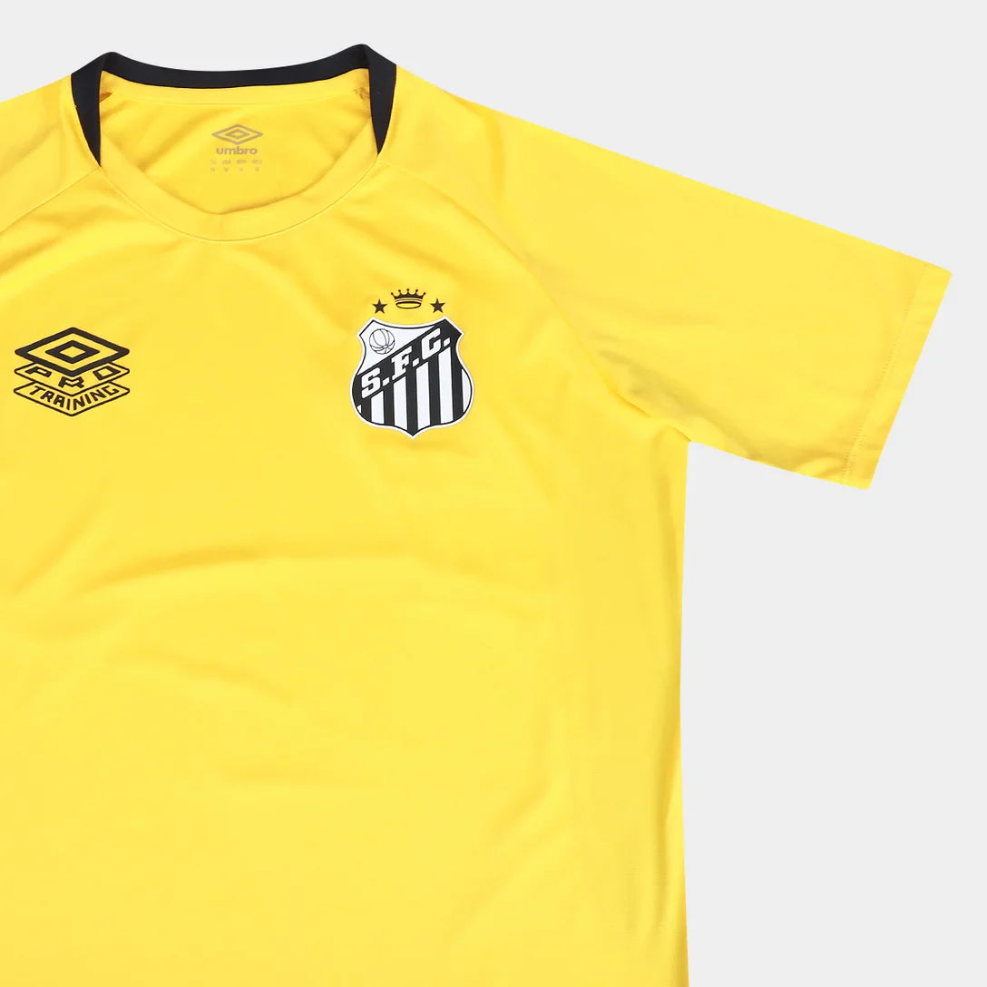 Camisa Santos Treino 25/26 Umbro Torcedor Masculino - Amarelo