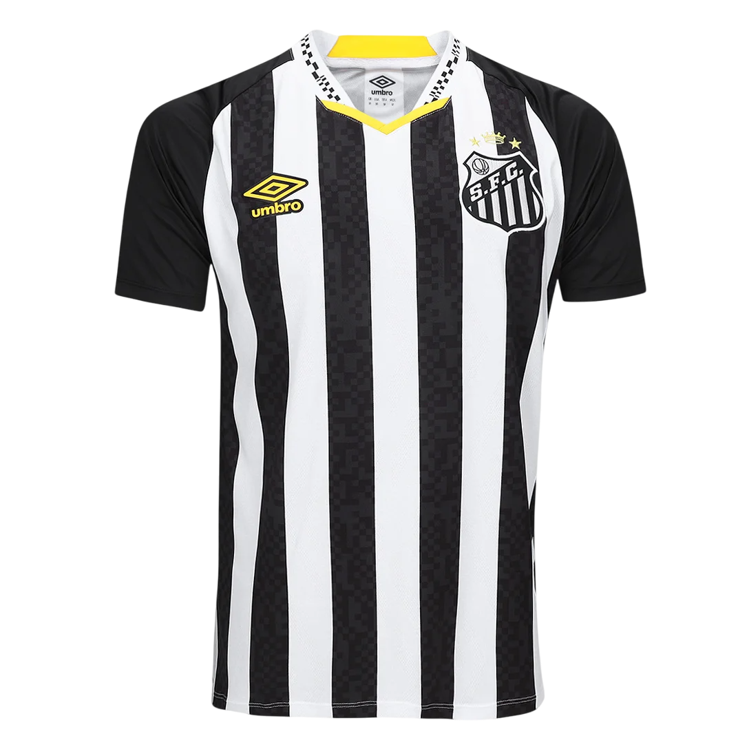 Camisa Santos Away 25/26 Umbro Torcedor Masculino - Preto e Branco