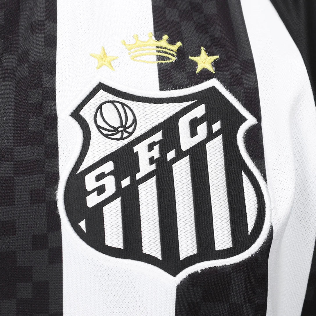 Camisa Santos Away 25/26 Umbro Torcedor Masculino - Preto e Branco