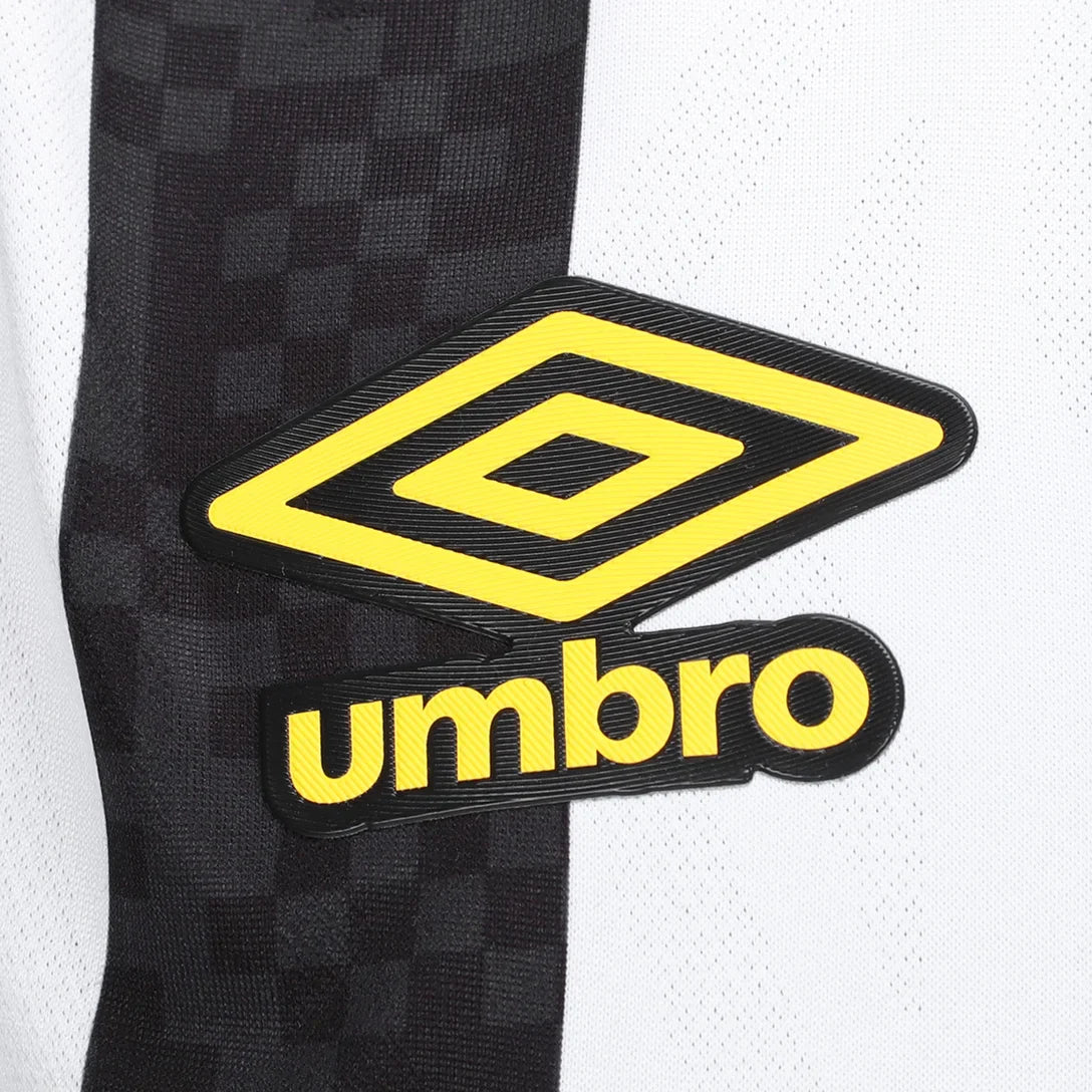 Camisa Santos Away 25/26 Umbro Torcedor Masculino - Preto e Branco