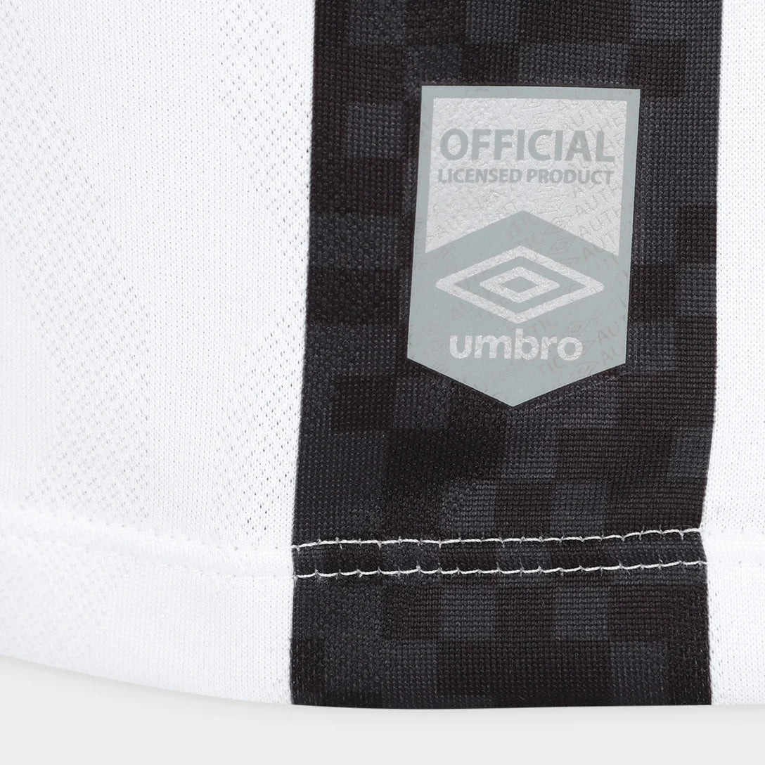 Camisa Santos Away 25/26 Umbro Torcedor Masculino - Preto e Branco