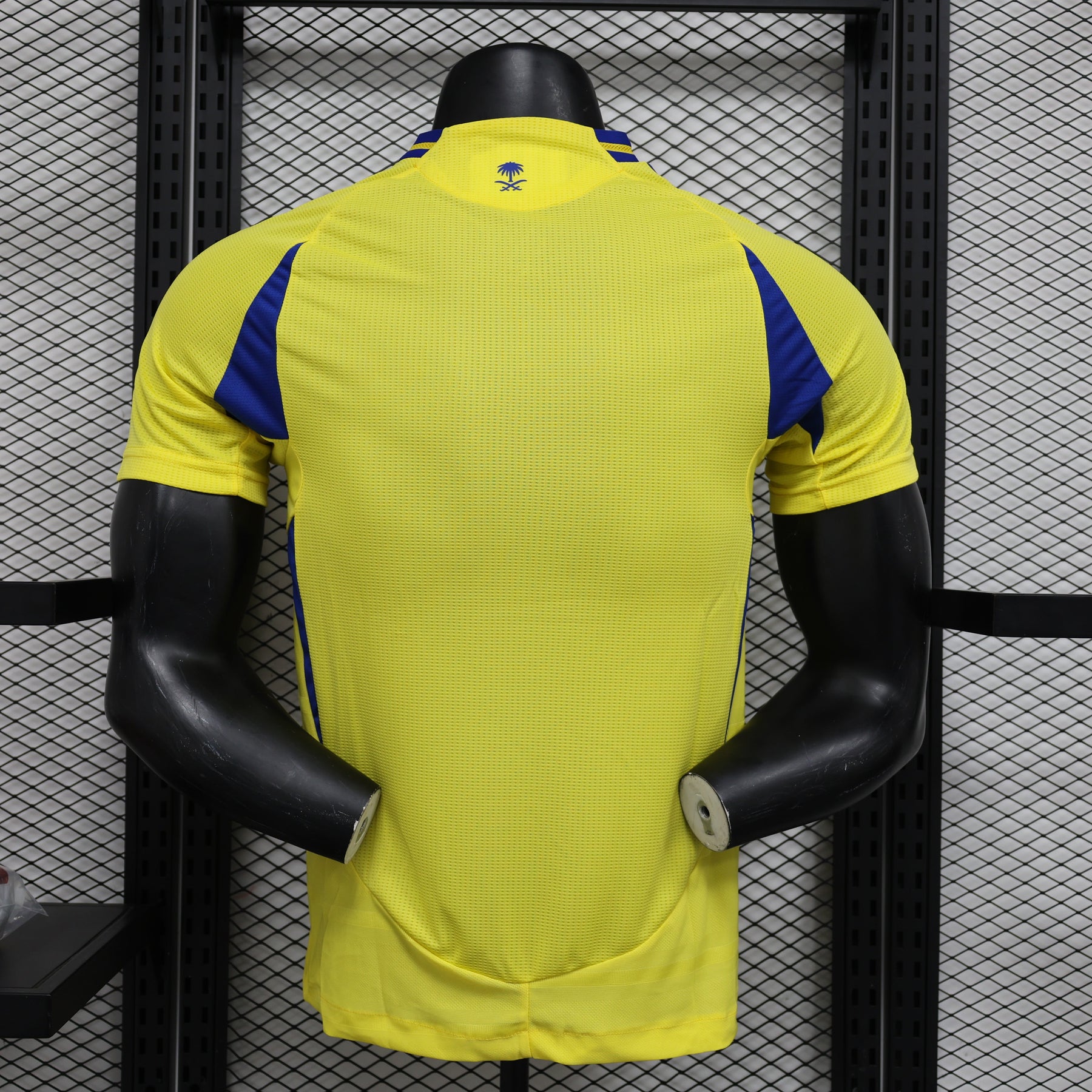 Camisa Al-Nassr Home 2024/25 Jogador Adidas Masculino com Patch - Amarela e Azul