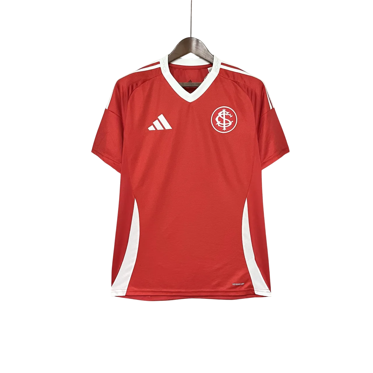 Camisa Internacional Home 25/26 Adidas Torcedor Feminina - Vermelha e Branca