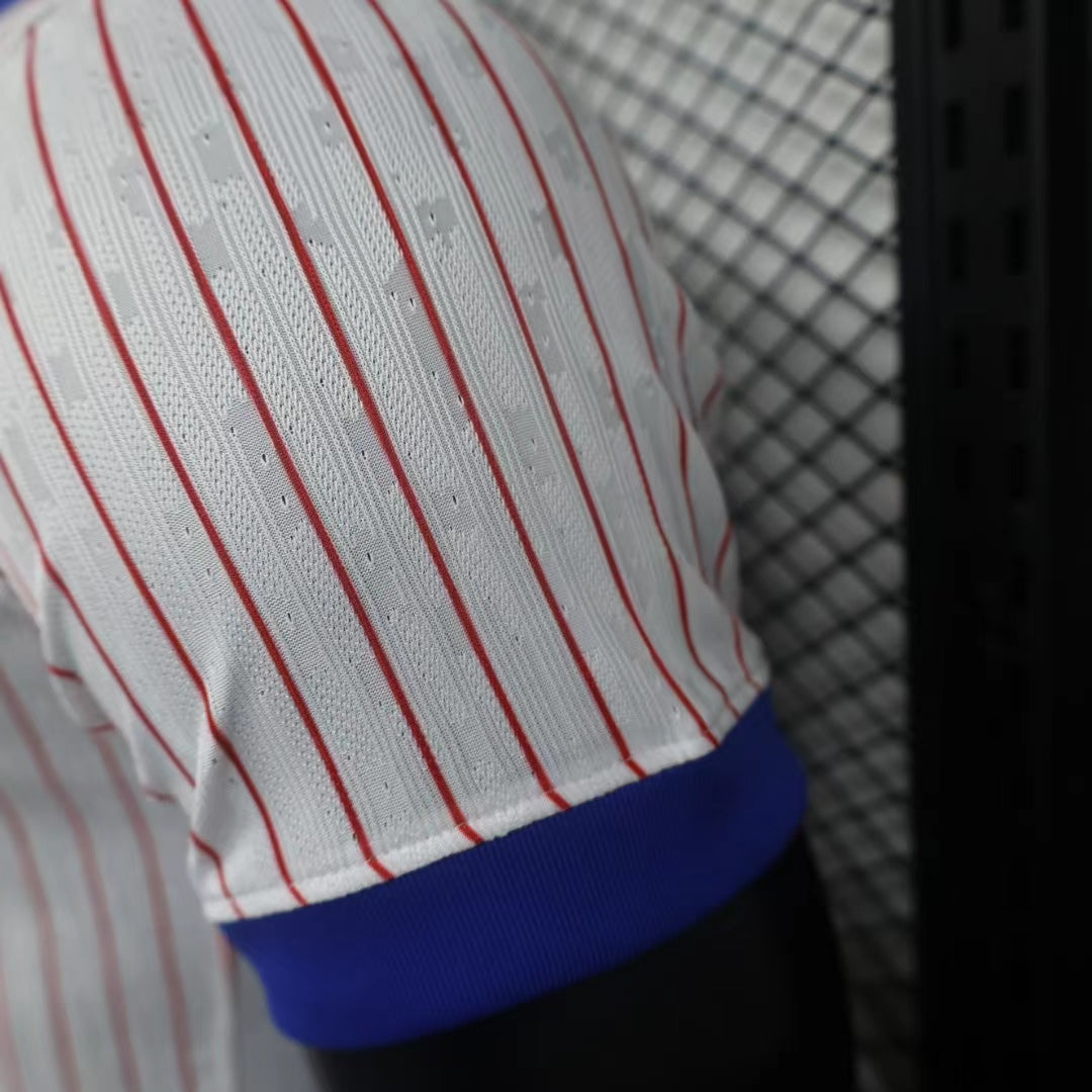 Camisa França Away 24/25 s/n° Jogador Nike Masculino com Patch - Branca