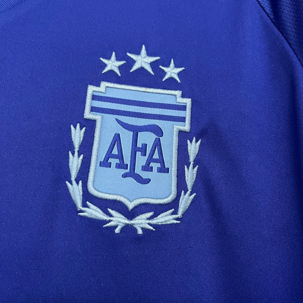 Camisa Seleção Argentina Away 24/25 – Messi 10 Torcedor Masculino – Azul – Copa América