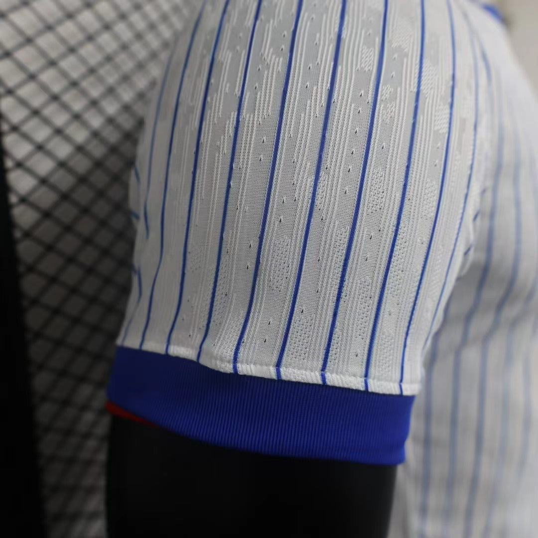 Camisa França Away 24/25 s/n° Jogador Nike Masculino com Patch - Branca