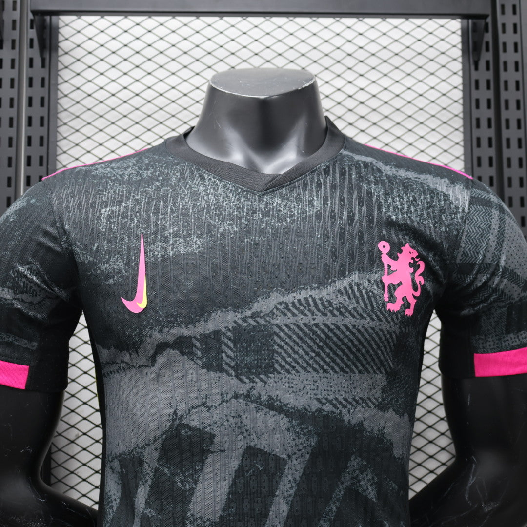 Camisa Chelsea Third 2024/25 Jogador Masculino com Patch - Preta