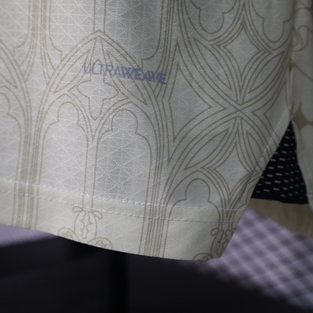 Camisa AC Milan Fourth 2024/25 - Jogador Masculino com Patch - Off White