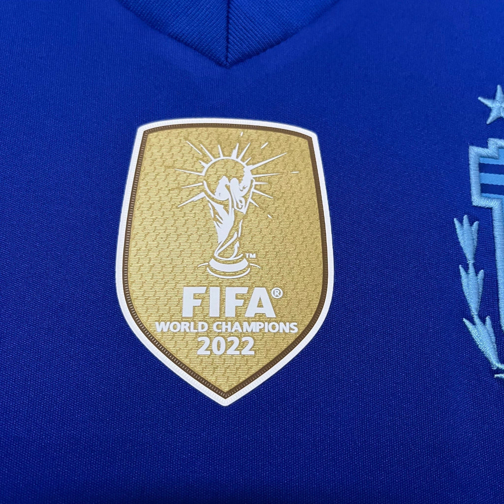 Camisa Seleção Argentina Away 24/25 – Messi 10 Torcedor Masculino – Azul – Copa América