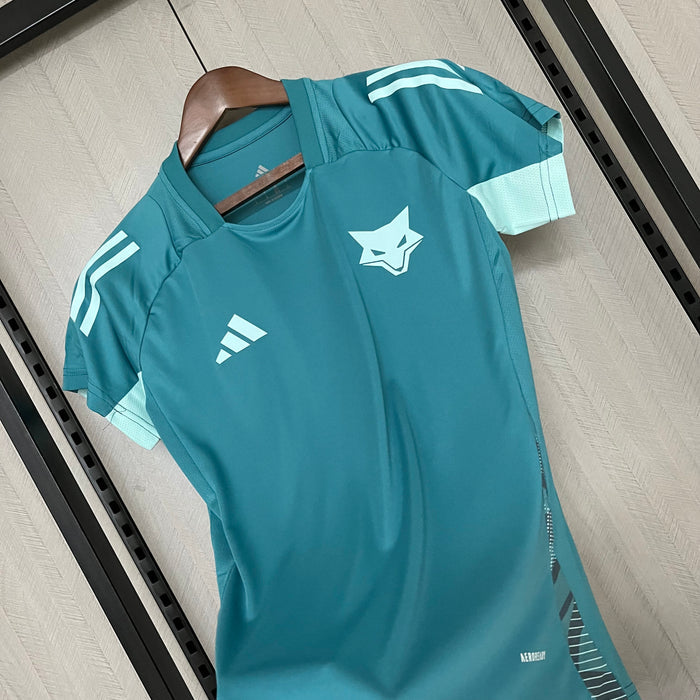 Camisa Cruzeiro Treino 25/26 Adidas Feminina - Azul