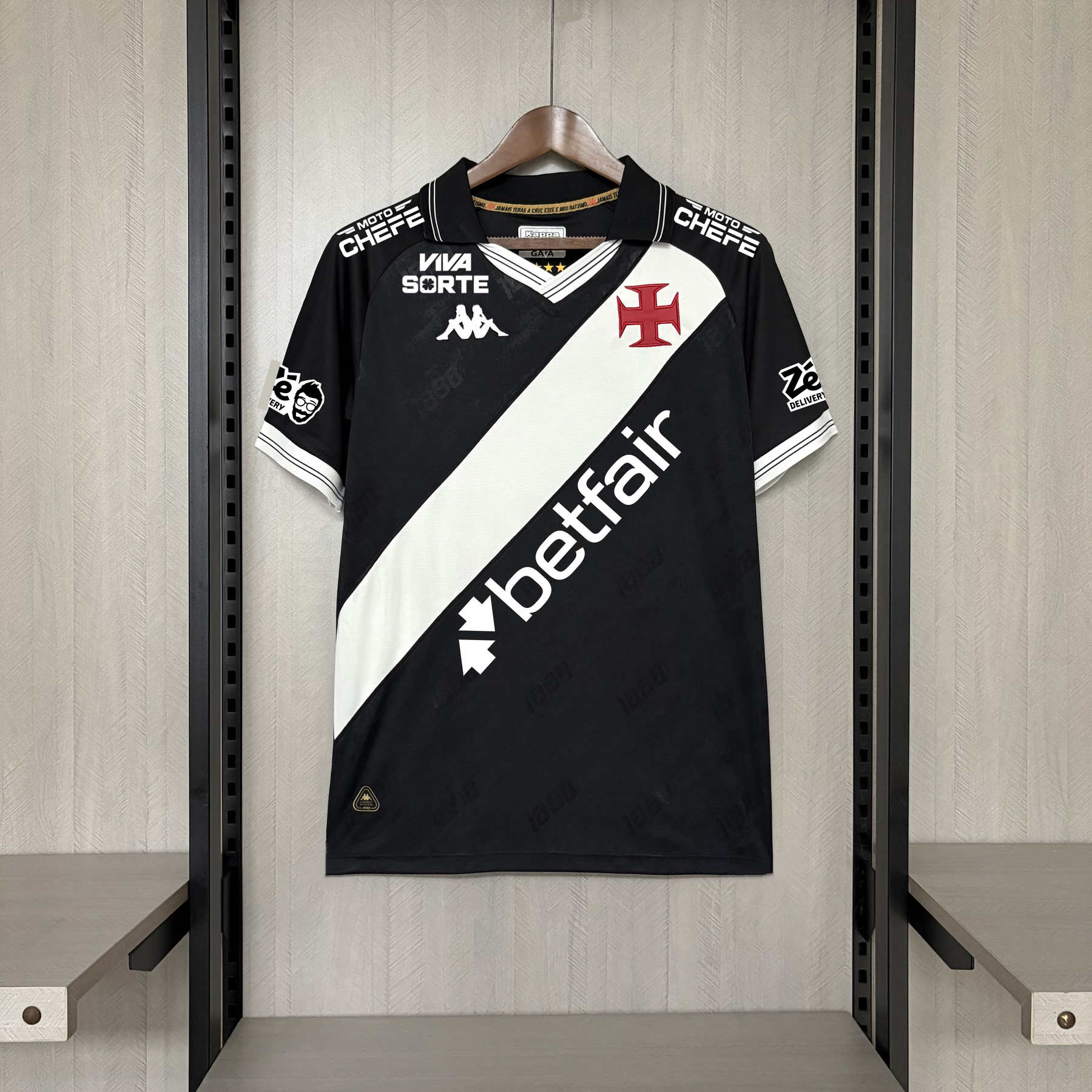 Camisa Vasco da Gama Home+Patrocínios 25/26 – Versão Torcedor