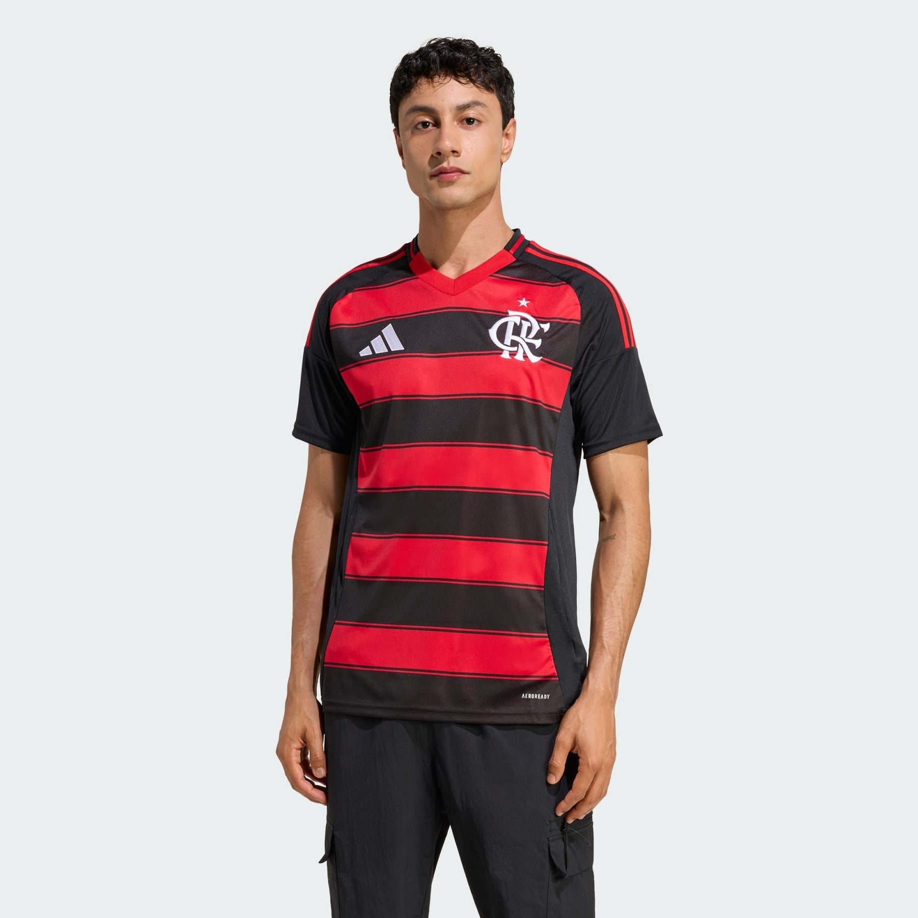 Camisa Adidas Flamengo 2025/26 I LÉO PEREIRA N° 4