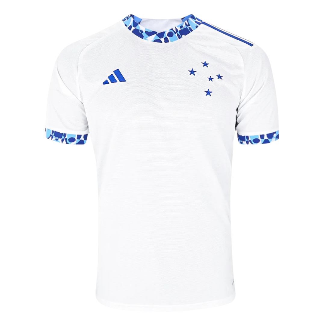 Camisa Cruzeiro II 24/25 – Gabi Nº 9 – Torcedor Adidas Masculina – Branco e Azul