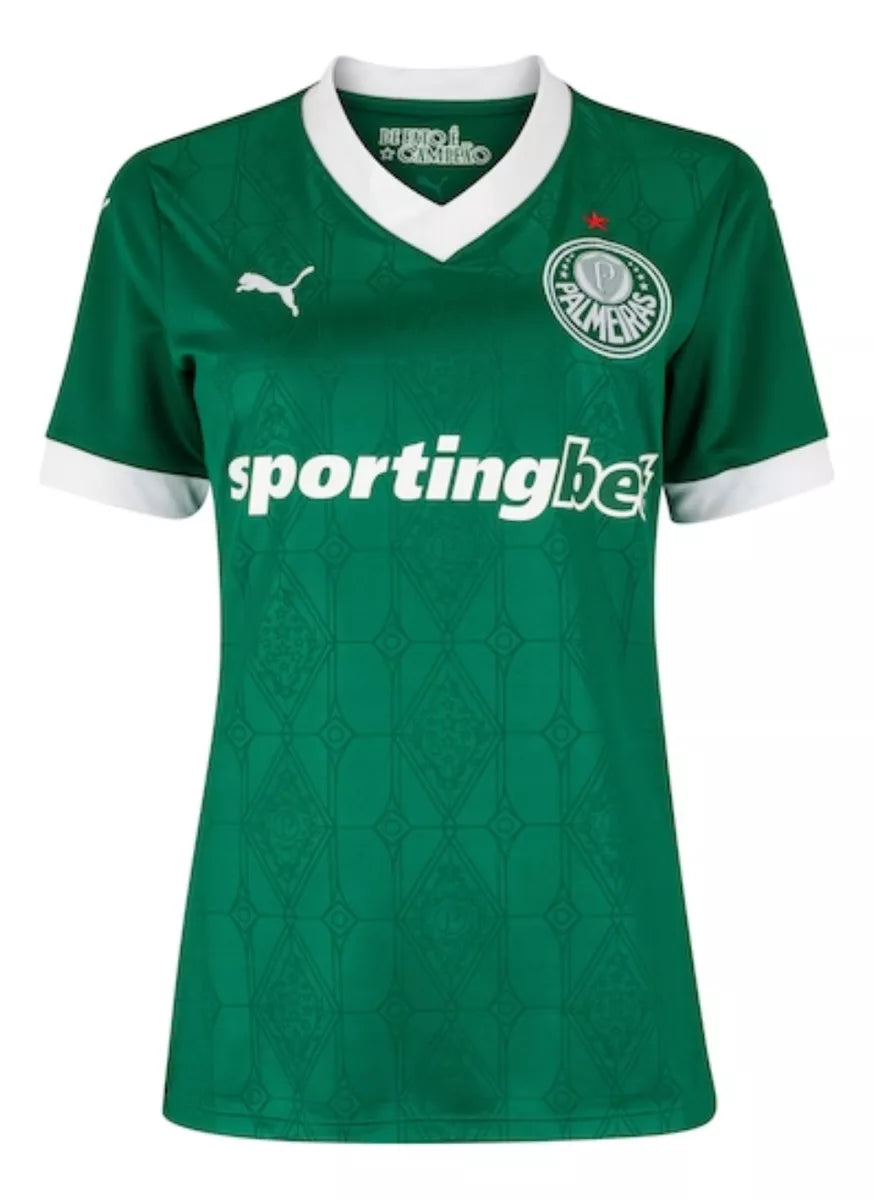 Camisa Palmeiras 25/26 Home Feminina Torcedor - Verde
