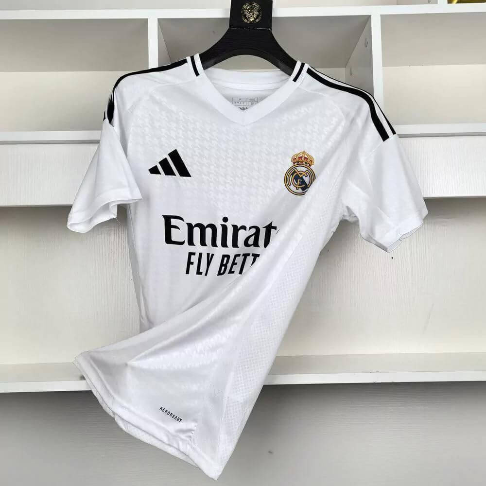 Camisa Real Madrid Home 2024/25 – Masculino Torcedor Lançamento