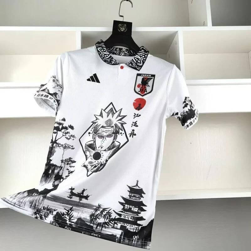 Camisa Japão Edição Naruto Pain – 2024 – Torcedor Masculino Branco