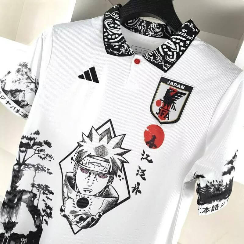 Camisa Japão Edição Naruto Pain – 2024 – Torcedor Masculino Branco
