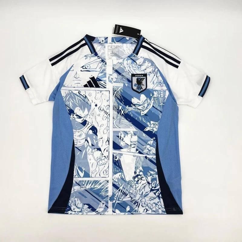 Camisa Japão Edição Dragon Ball – 24/25 – Torcedor Masculino – Branco e Azul