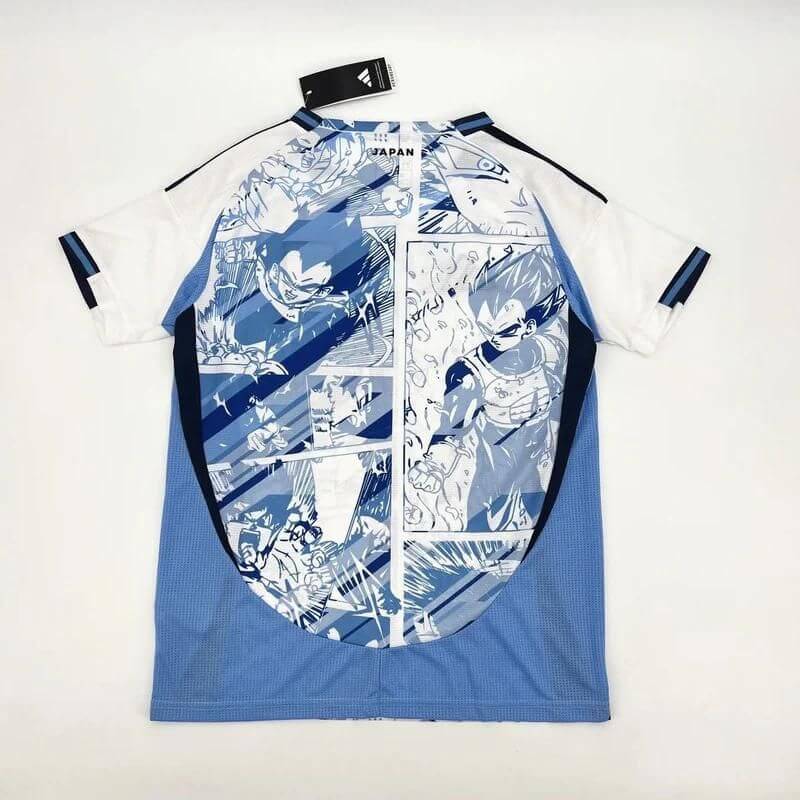 Camisa Japão Edição Dragon Ball – 24/25 – Torcedor Masculino – Branco e Azul