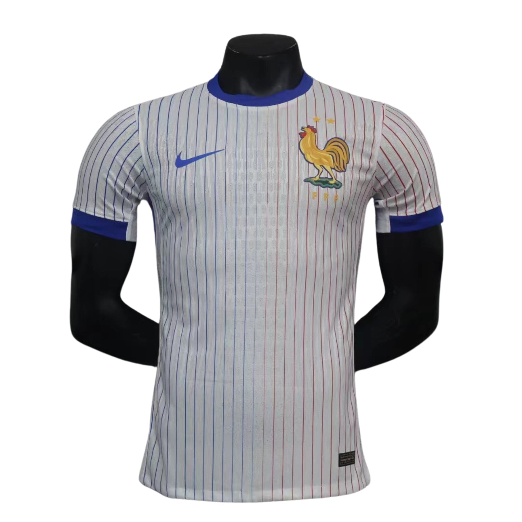 Camisa França Away 24/25 s/n° Jogador Nike Masculino com Patch - Branca