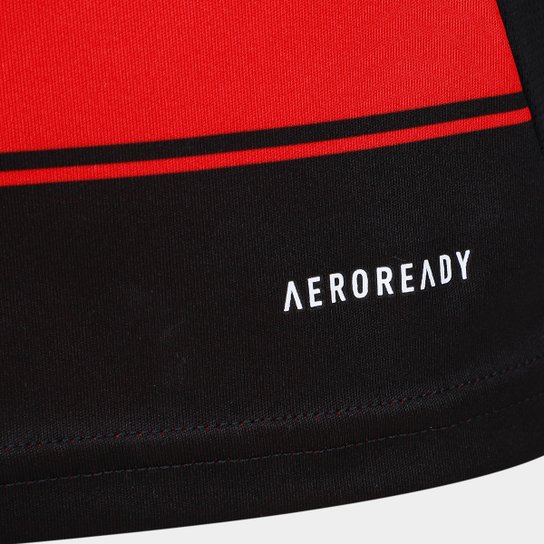 Camisa Flamengo Manga Longa 25/26 Home Adidas Masculino Torcedor - Vermelha e Preta