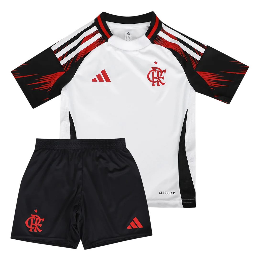 Kit Flamengo Infantil II 25/26 s/n Torcedor Adidas - Branco