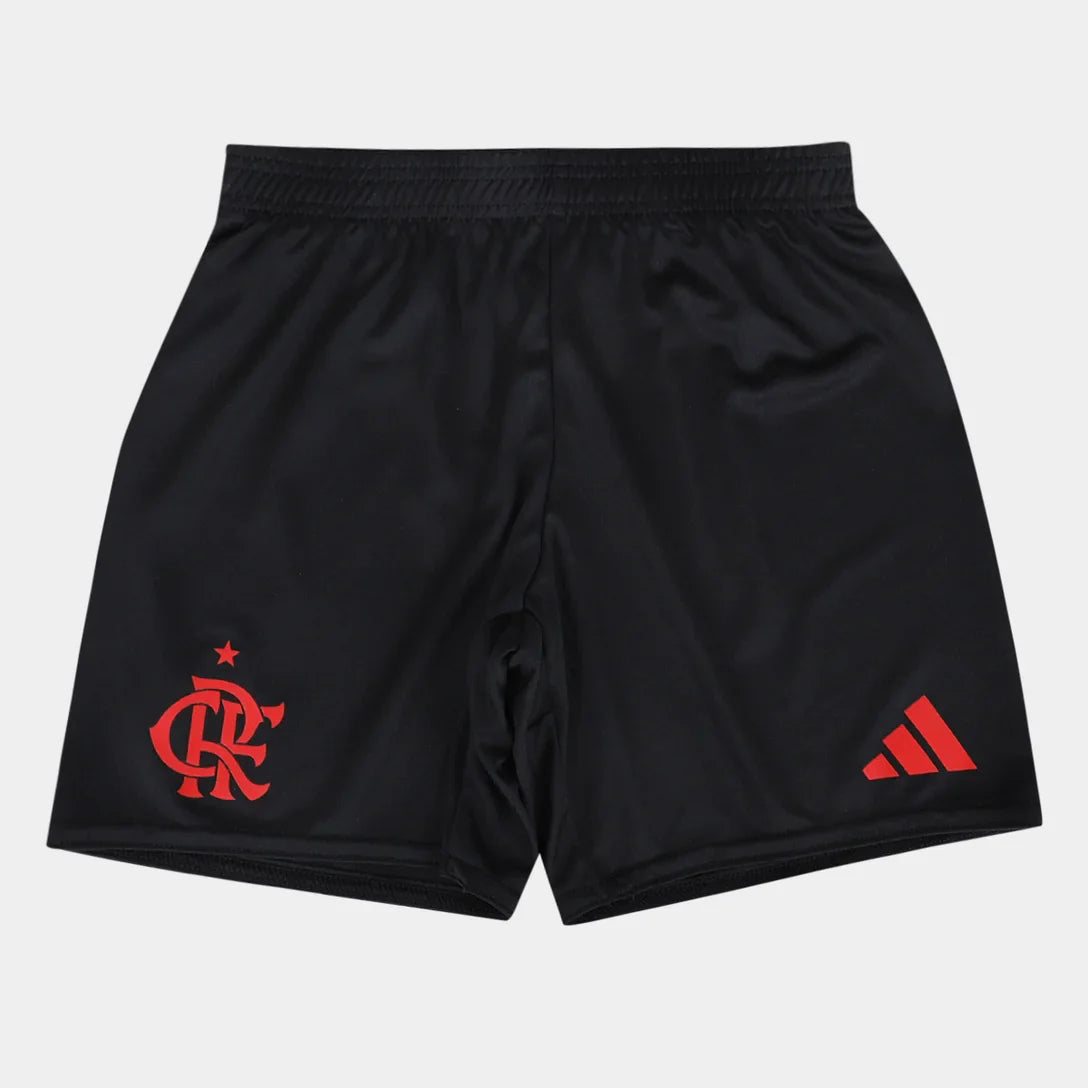 Kit Flamengo Infantil II 25/26 s/n Torcedor Adidas - Branco