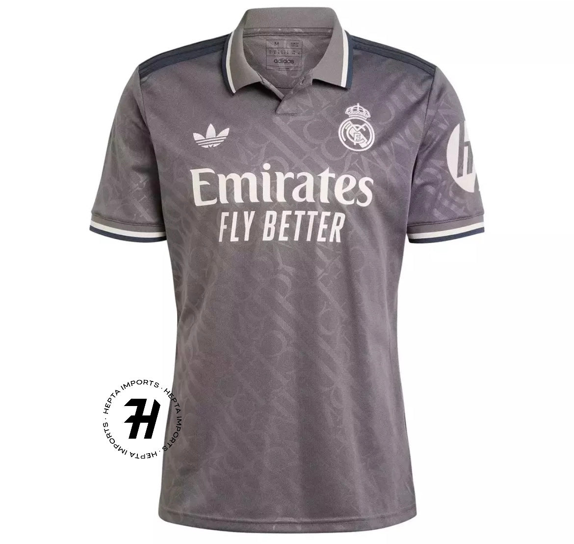 Camisa Real Madrid Third 24/25 Torcedor Masculina – Cinza