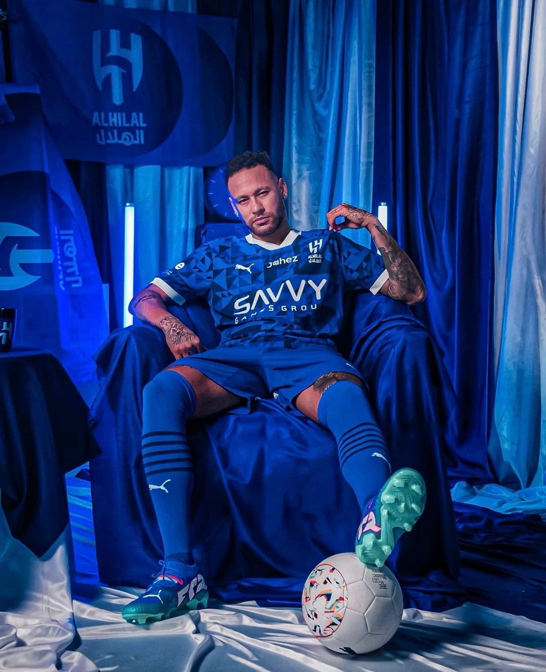 Camisa Al Hilal Home 24/25 – NEYMAR JR 10 Masculina