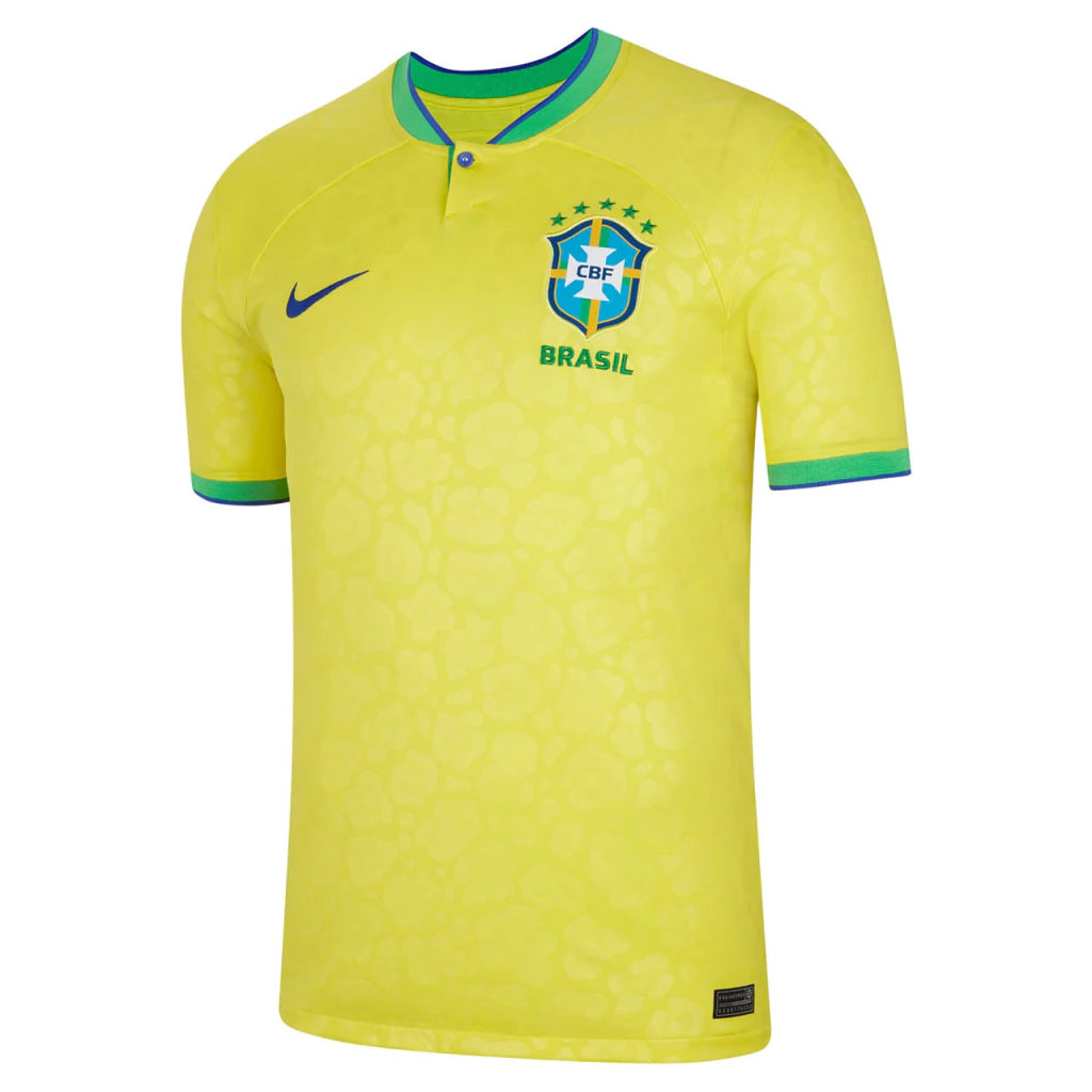 Camisa Brasil I 22/23 - Masculina Torcedor Amarela - Camisa da Copa do Mundo 2022
