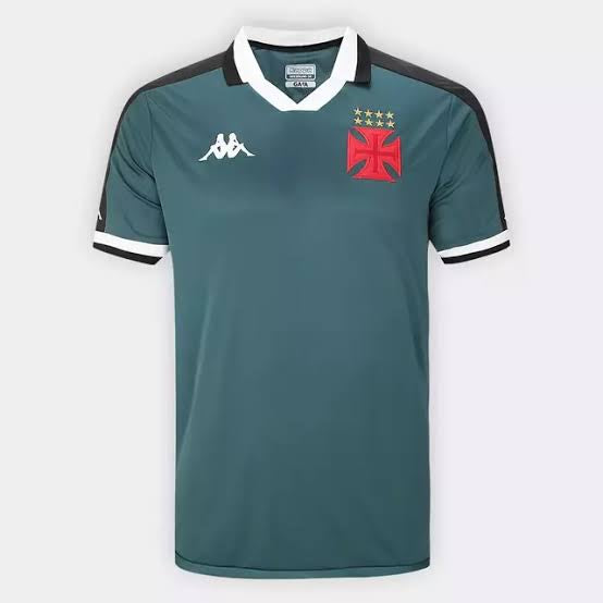 Camisa Vasco Goleiro 24/25 Torcedor – Azul Petróleo/Verde