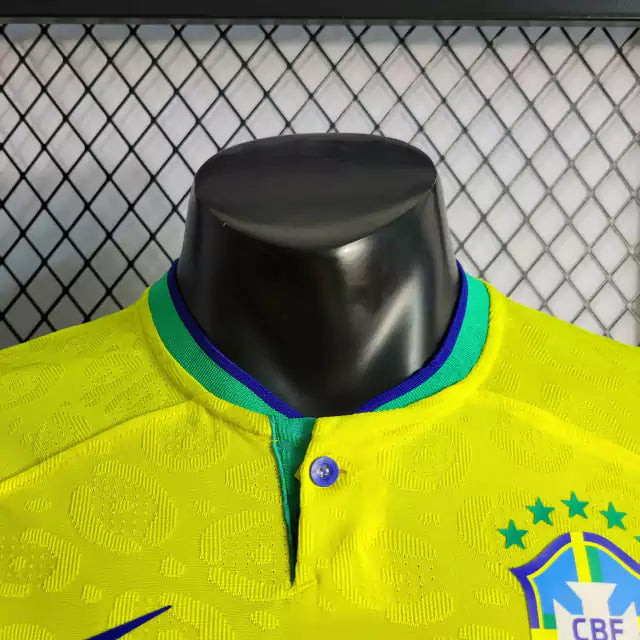 Camisa Brasil Home (1) 2022 Masculina Jogador