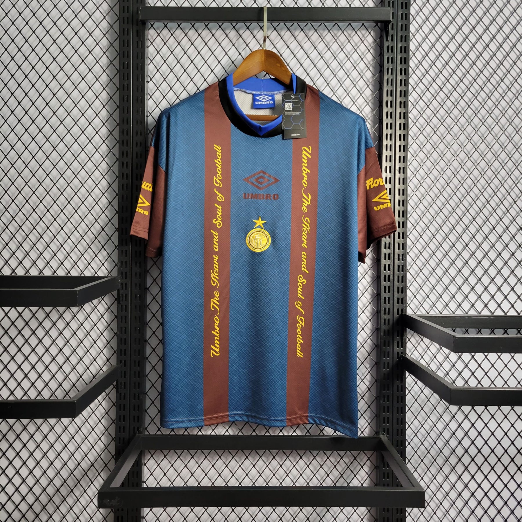 Camisa Inter de Milão Treino 1994/95 - Retrô Masculina