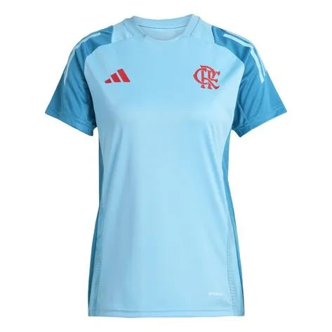 Camisa Flamengo 25/26 Treino Adidas Feminino Torcedor - Azul